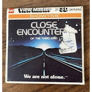 Close Encounters Of The Third Kind 3D VIEW-MASTER 3 REELS 16 Page BOOKLET Sci Fi